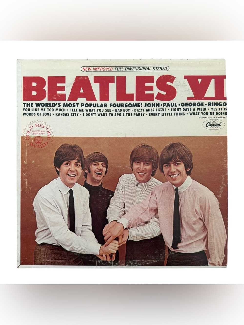 The Beatles: Beatles VI (Vinyl, 1965)